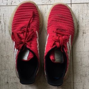 adidas Kids Red and White Sneakers